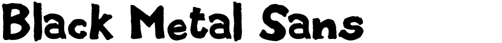 Black Metal Sans