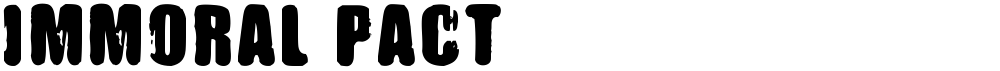 IMMORAL PACT
