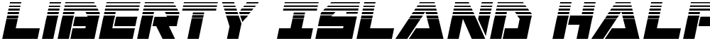 Liberty Island Half-Tone Italic