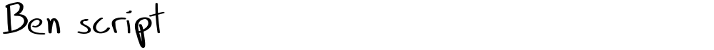 Ben script