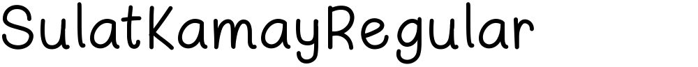 SulatKamayRegular