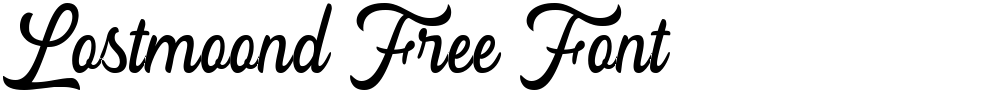 Lostmoond Free Font