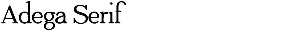 Adega Serif