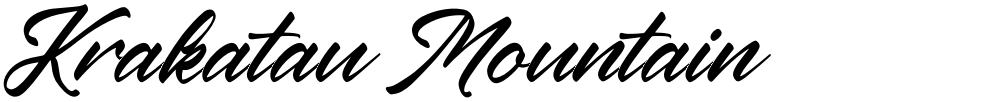Krakatau Mountain