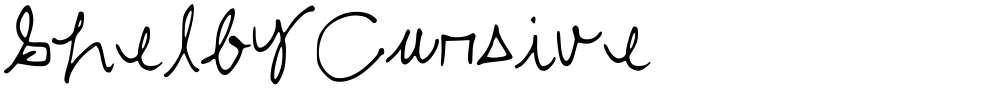 ShelbyCursive