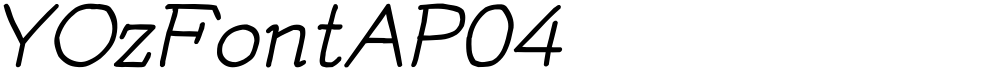 YOzFontAP04