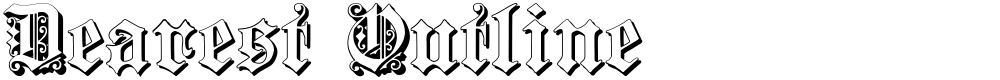 Dearest Outline