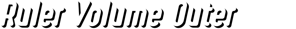 Ruler Volume Outer