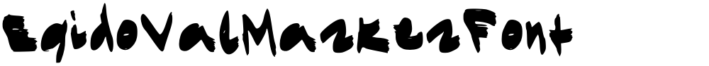 EgidoValMarkerFont