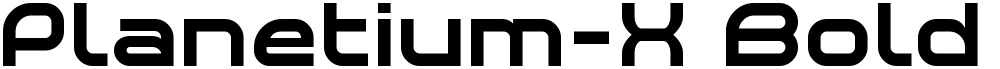 Planetium-X Bold Demo