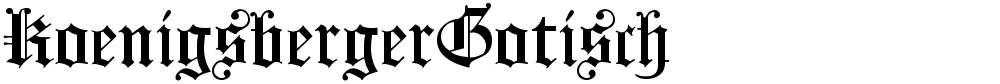 KoenigsbergerGotisch