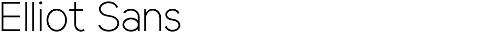Elliot Sans