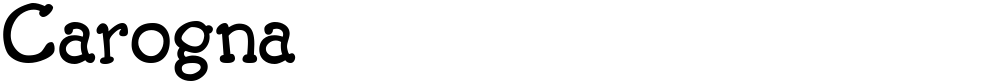 Carogna