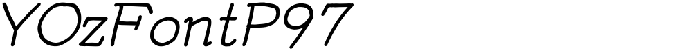 YOzFontP97