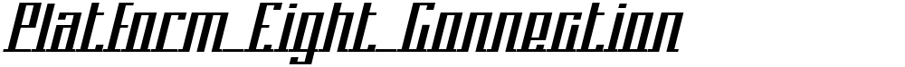 Platform Eight Connection