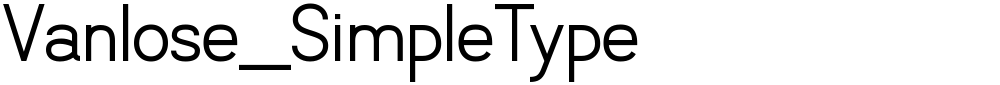 Vanlose_SimpleType