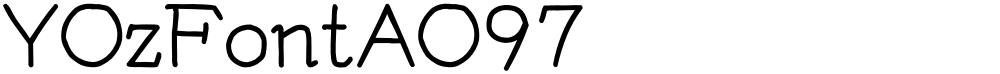 YOzFontAO97