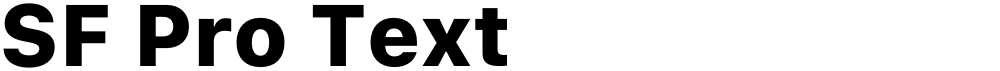 SF Pro Text