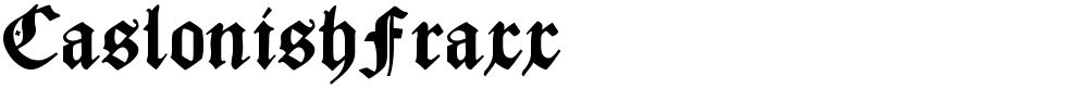 CaslonishFraxx