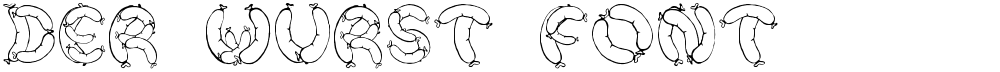 Der Wurst Font