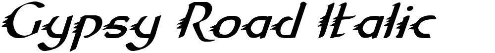 Gypsy Road Italic