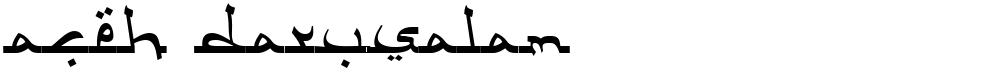 Aceh Darusalam