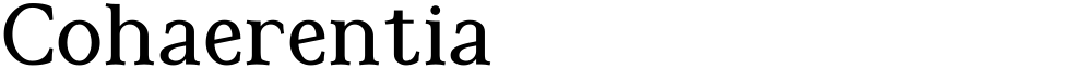 Cohaerentia