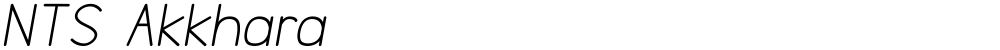 NTS Akkhara