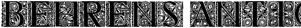 Behrens Antiqua Initialen
