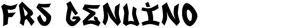 FRS GENUINO