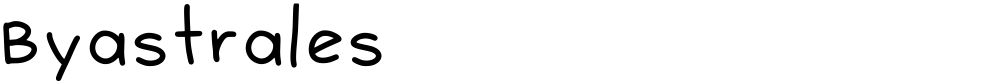 Byastrales