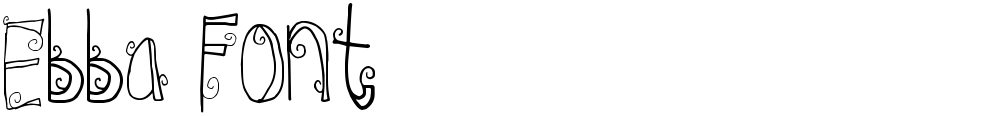 Ebba Font