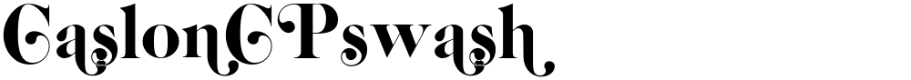 CaslonCPswash