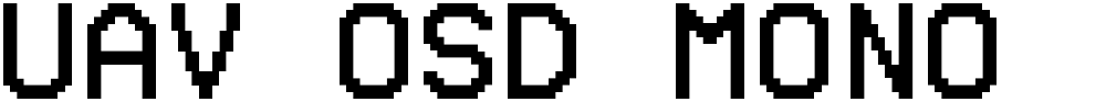 UAV OSD Mono
