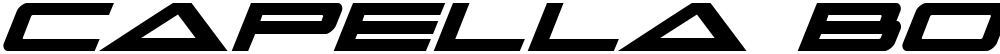 Capella Bold Italic