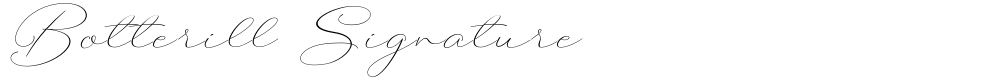 Botterill Signature
