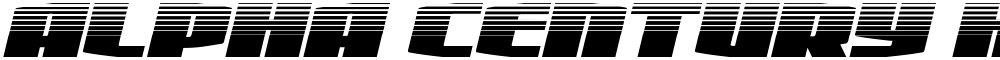 Alpha Century Halftone Italic