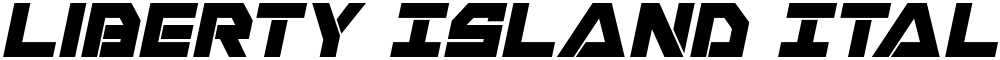 Liberty Island Italic