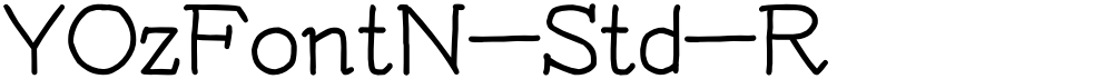 YOzFontN-Std-R