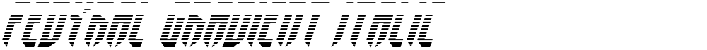 Fedyral Gradient Italic