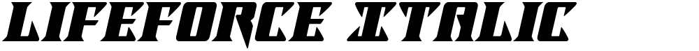 Lifeforce Italic