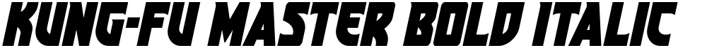 Kung-Fu Master Bold Italic