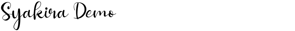 Syakira Demo