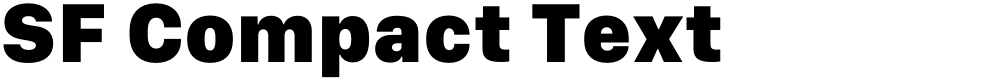 SF Compact Text