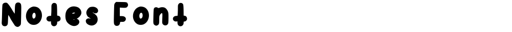 Notes Font
