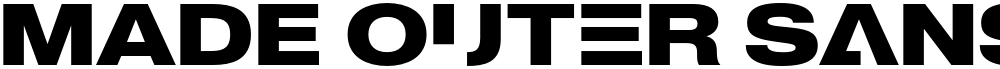MADE Outer Sans Alt