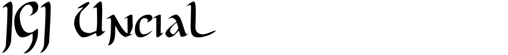 JGJ Uncial