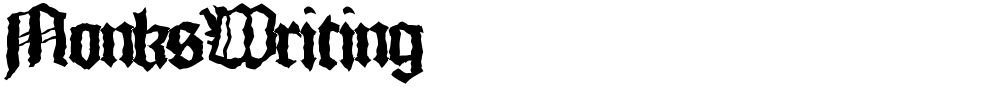 MonksWriting