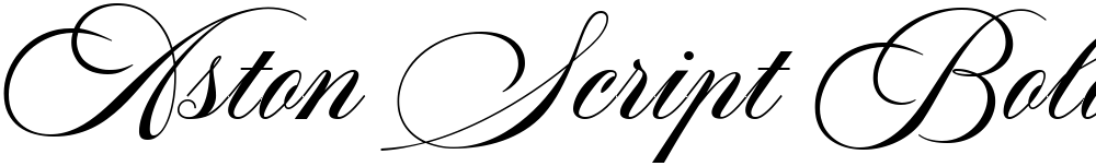 Aston Script Bold