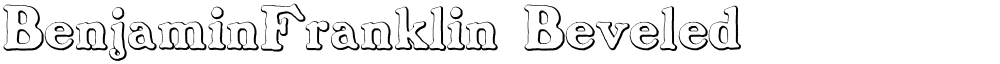 BenjaminFranklin Beveled